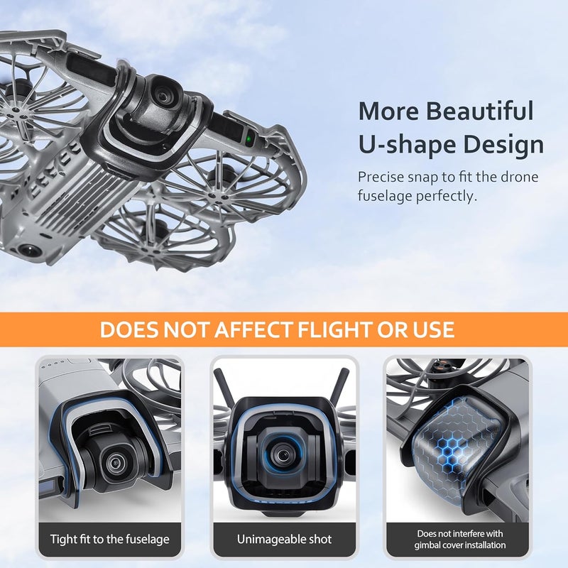 STARTRC Gimbal Bumper Guard for DJI Neo 2 Accessories, ABS Anti-Collision Protection Guard Bar for DJI Neo 2 Drone Camera - Image 4